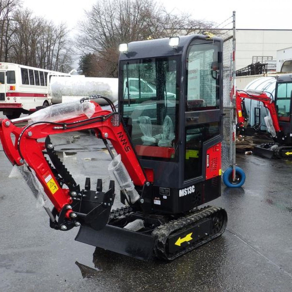 2023 Mms Ms13c Mini Excavator with Enclosed Cab Mms Ms13c Mini...