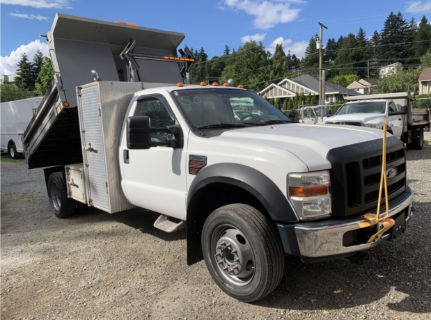 2008-ford-f450-9ft-dump-truck-new-cvi-spent-over-10400-on-service-repairs-big-1