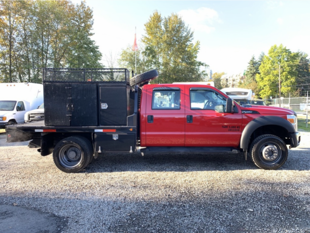 2013-ford-f450-95ft-flat-bed-utility-truck-new-cvi-low-low-mileage-ready-to-work-for-you-big-1