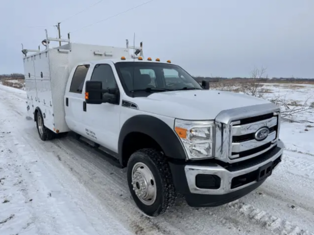 2011-ford-f450-4x4-crew-cab-service-truck-9ft-gas-inverter-big-1