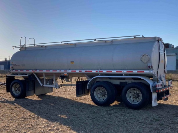 1984-clough-25000-liter-6700-gallon-160-barrel-dot-406-tri-axle-fuel-water-chemical-crude-oil-aluminum-pull-pup-pintle-hitch-tank-trailer-big-1