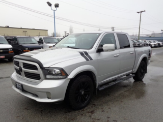 2013 Ram 1500 Sport / Crew Cab / 5'7" Box / 4x4 / Leather / HEMI