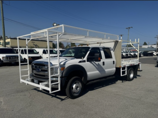 2012 Ford F-550 Crew Cab / Flat Deck / 4x4