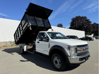 2018 Ford F550 - 12FT DUMP TRUCK (HIGH WALL) NEW CVI - LOW LOW MILEAGE -- READY TO WORK