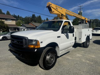 2001 Ford F450 - 33FT BUCKET TRUCK NEW CVI - BUCKET/BOOM CERTIFIED - READY TO WORK