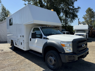 2012 Ford F550 - 14FT FIBER SPLICING / SERVICE BOX TRUCK NEW CVI - LOW MILEAGE TRUCK -- READY TO WORK