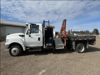 2014 International TerraStar 4×4 W/ Fassi F45A.23 Knuckle Boom