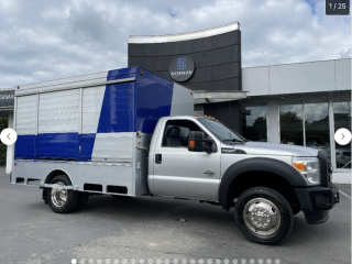 2016 Ford F-550 XLT DRW DIESEL CARGO SERVICE DECK BODY DELIVERY