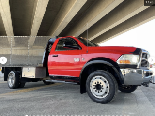 2011 Ram 5500 4WD 6SPD MANUAL DIESEL STEEL FLATDECK GOOSENECK