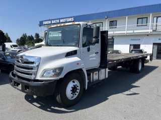 2018 Hino 268 26' FLATBED + CVI COMPLETED + TAILGATE + DIESEL