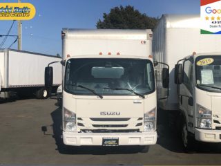 2016 Isuzu NPR 18' DRY BOX + FRESH CVI + BACKUP/SIDEVIEW CAMERAS