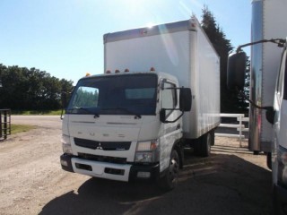 2012 MITSUBISHI FUSO CABOVER VAN BODY TRUCK