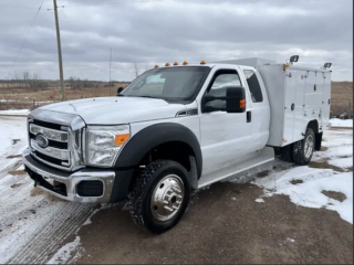 2012 Ford F450 ExtCab Service Truck / GAS / 9FT BOX / VMAC