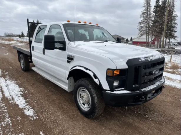 2008-ford-f350-4x4-crew-cab-flat-deck-gas-9ft-bed-big-1