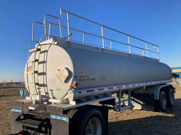 1984-clough-25000-liter-6700-gallon-160-barrel-dot-406-tri-axle-fuel-water-chemical-crude-oil-aluminum-pull-pup-pintle-hitch-tank-trailer-big-1