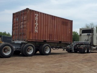 ITD Galvanized 20-40HD Container Chassis