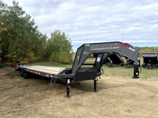 2024 HORIZON TRAILERS 102''X 30' LOW-PRO GOOSE W/ MOUNTAIN RAMPS/18PLY J-RATED 22500LB GVW