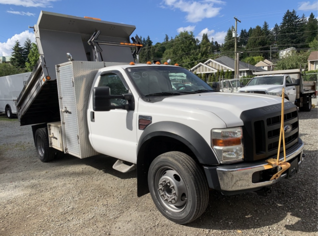 2008-ford-f450-9ft-dump-truck-new-cvi-spent-over-10400-on-service-repairs-big-1