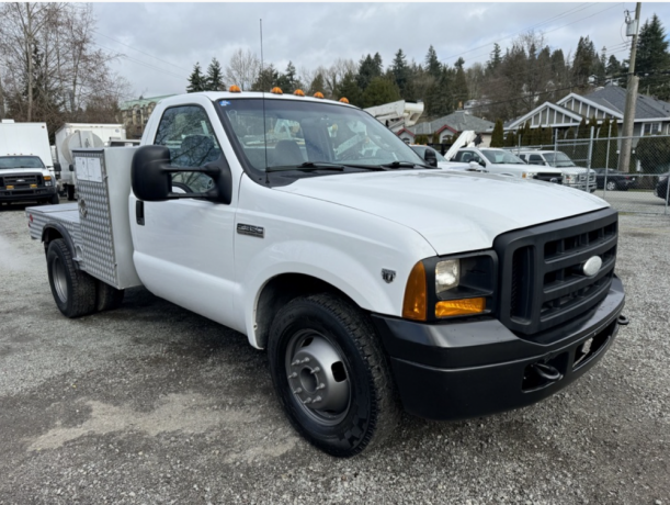 2006-ford-f350-65ft-flat-bed-utility-truck-new-cvi-ex-fortis-bc-ready-to-work-big-1